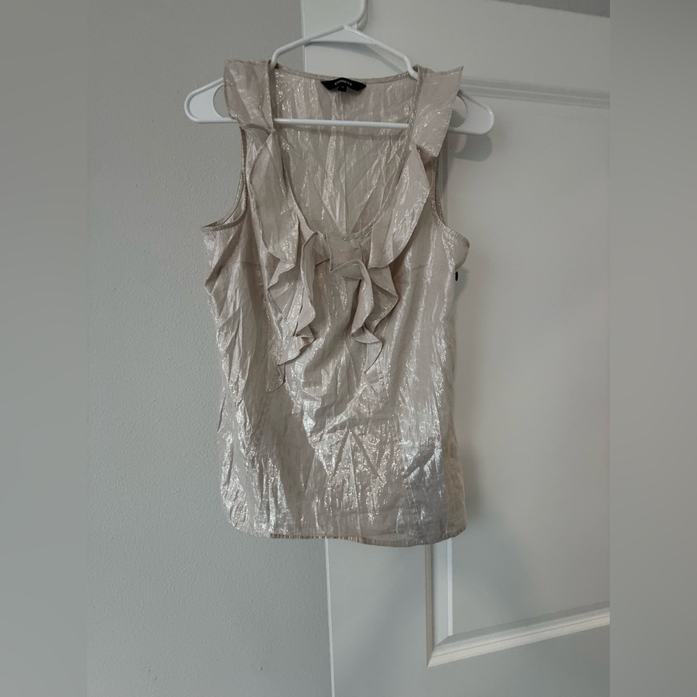 🔥🚨 FLASH SALE! $10 ONLY 🚨🔥 EXPRESS Elegant Women's Blouse Top Size M❤️